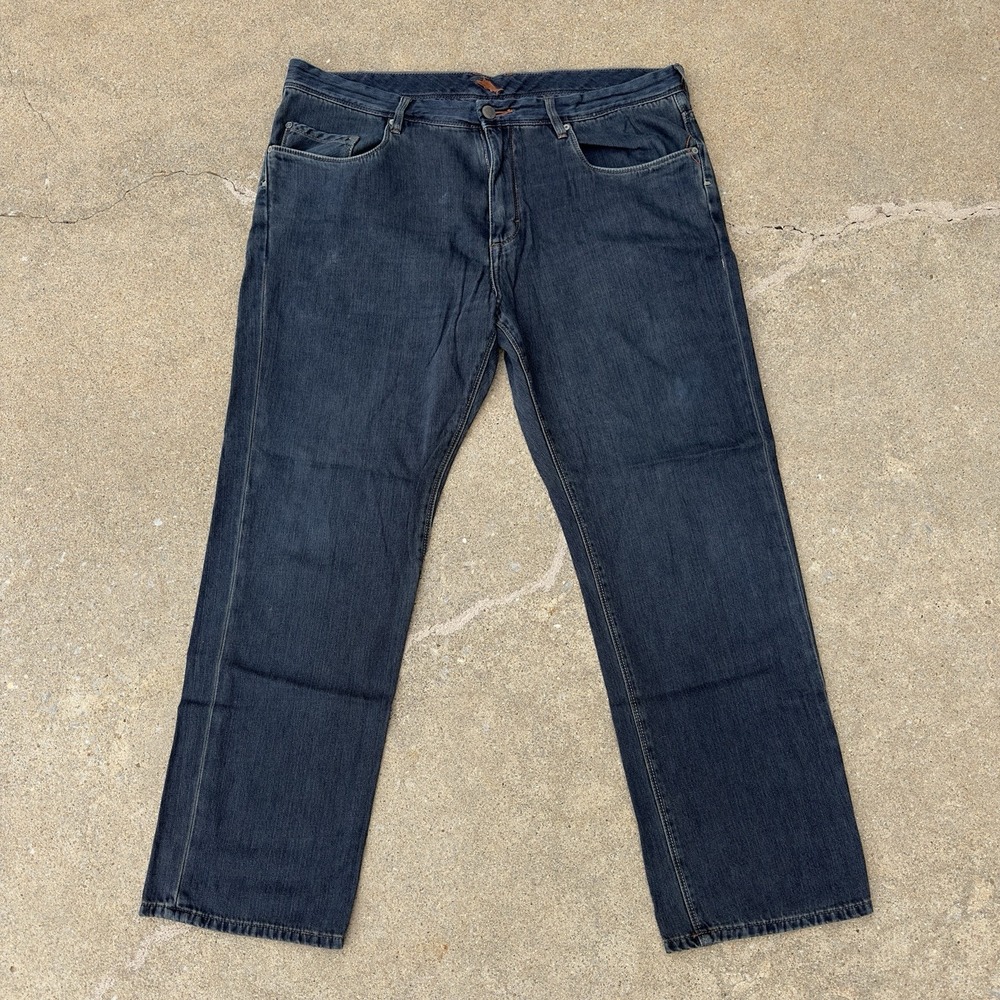 Tommy Bahama Jeans Men's 40x30 Blue Denim Standard Fit Straight Leg Dark Wash